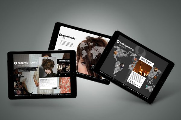Portfolio image visual concept UI Schwarzkopf Professional Eric Steuten Creative Director art direction & UI UX designer